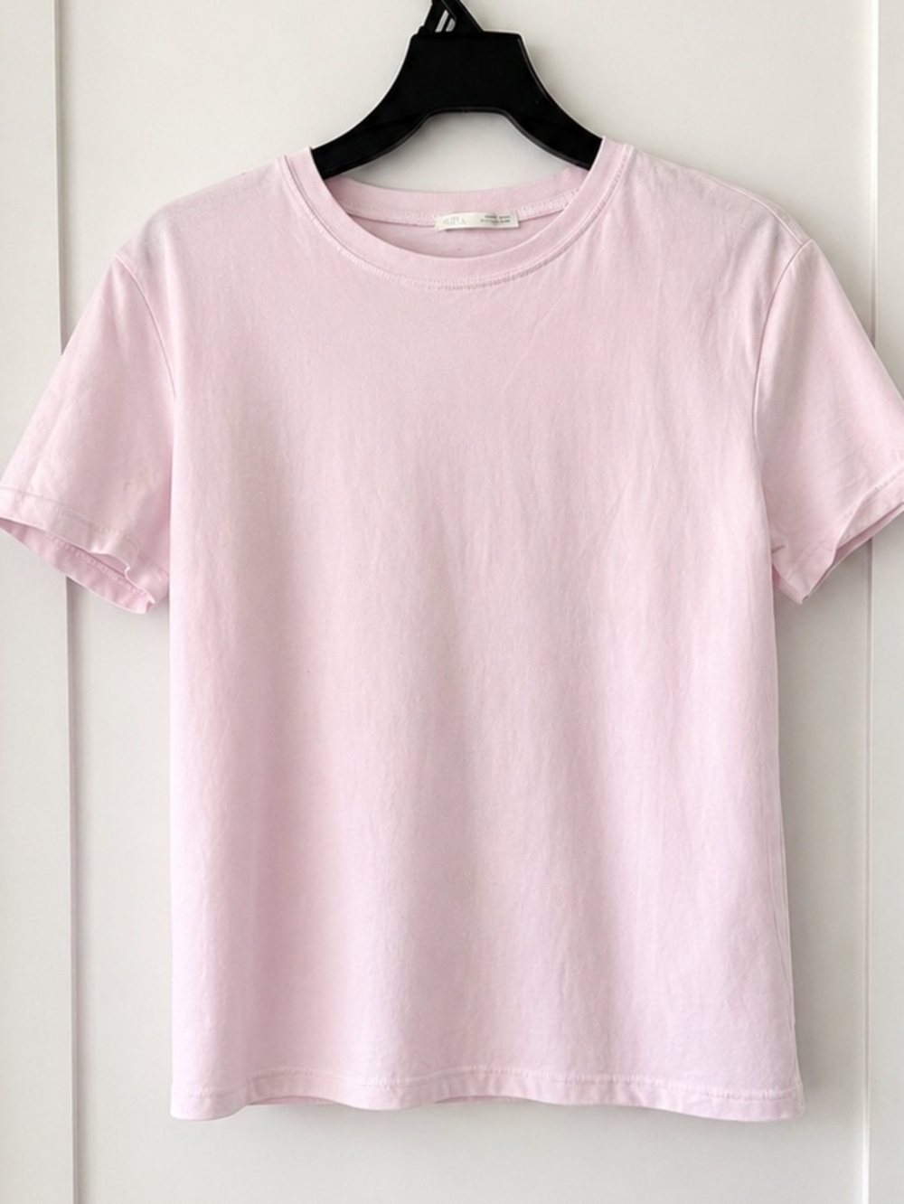Zara Pink Crewneck T-Shirt - size M